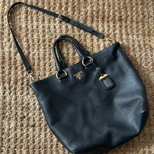 PRADA Black Leather Bag